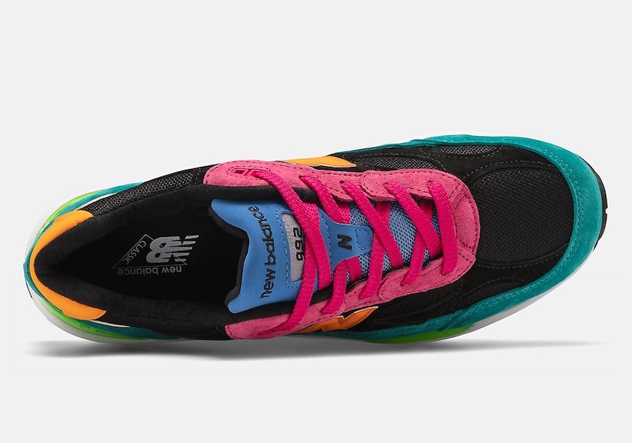 New Balance 992 Black Multi Color