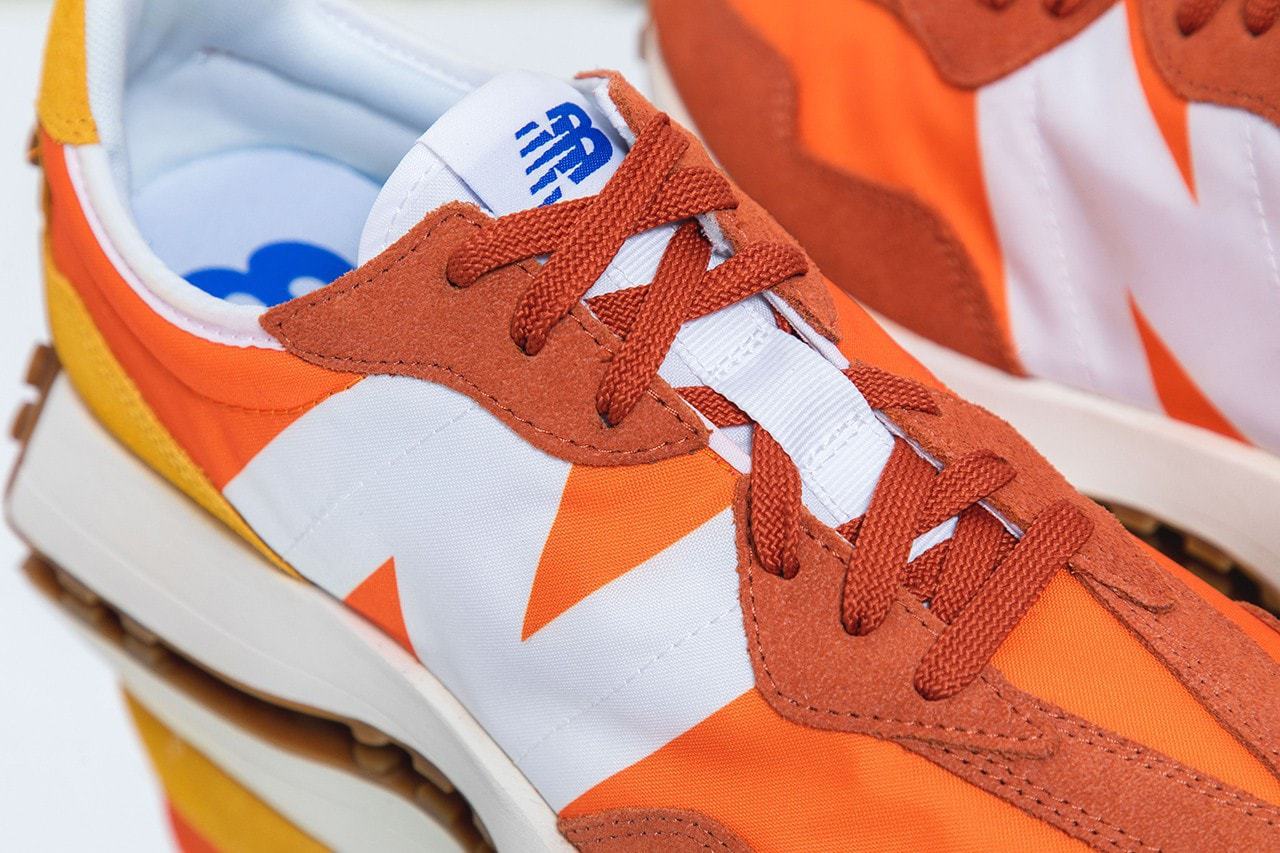 New Balance 327 Non Split Colors Blue Yellow Orange White Red Navy Closer Look