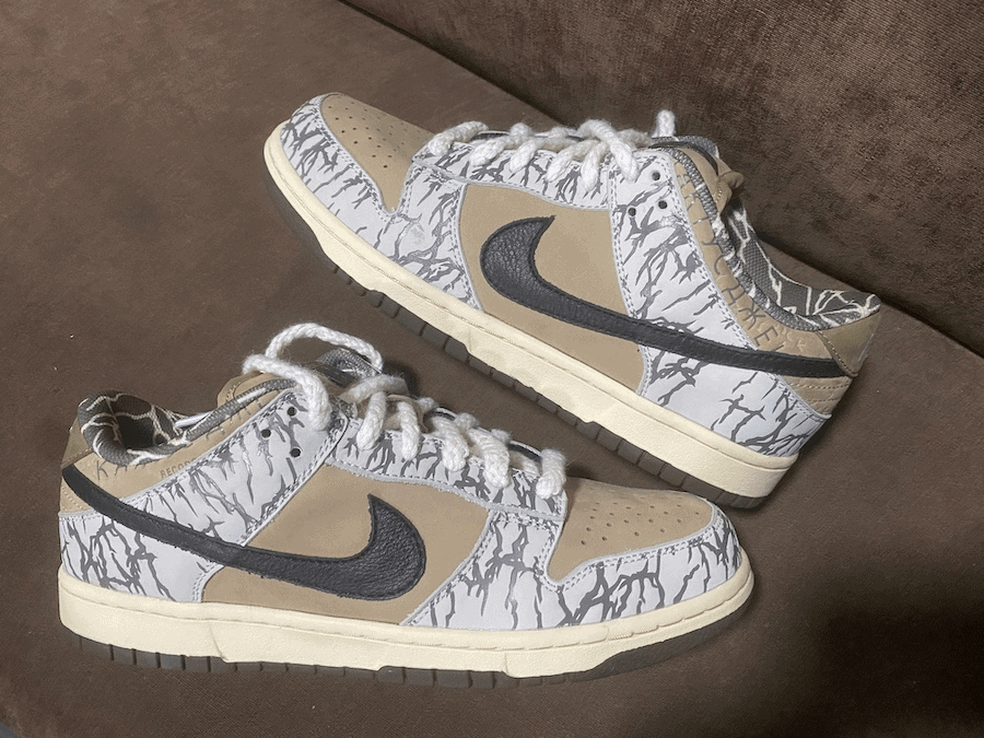 A Detailed Look at a Sample Travis Scott x Nike SB Dunk Low