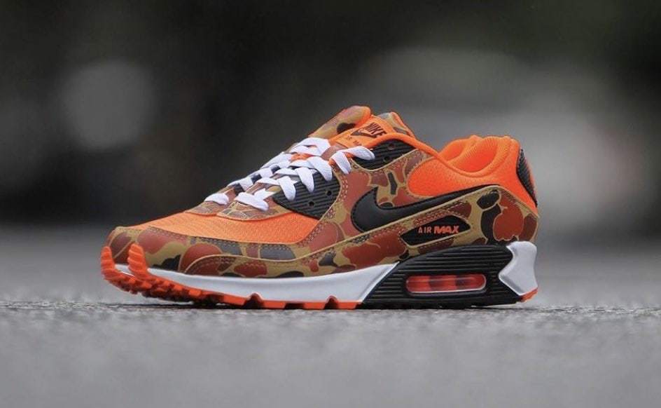 Nike Air Max 90 Orange Duck Camo