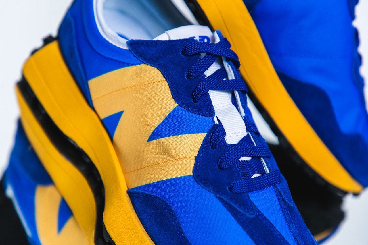 New Balance 327 Non Split Colors Blue Yellow Orange White Red Navy Closer Look