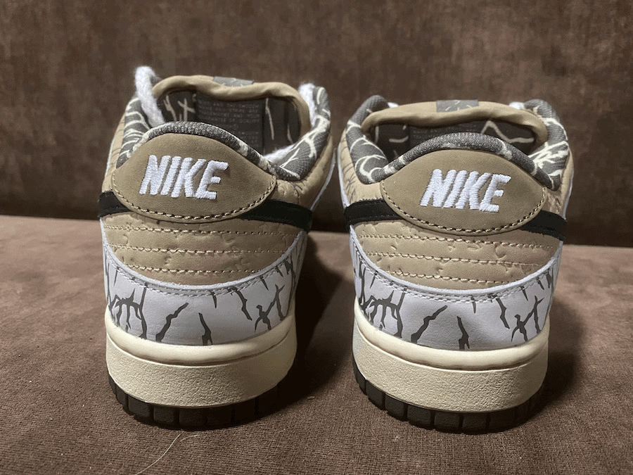 A Detailed Look at a Sample Travis Scott x Nike SB Dunk Low