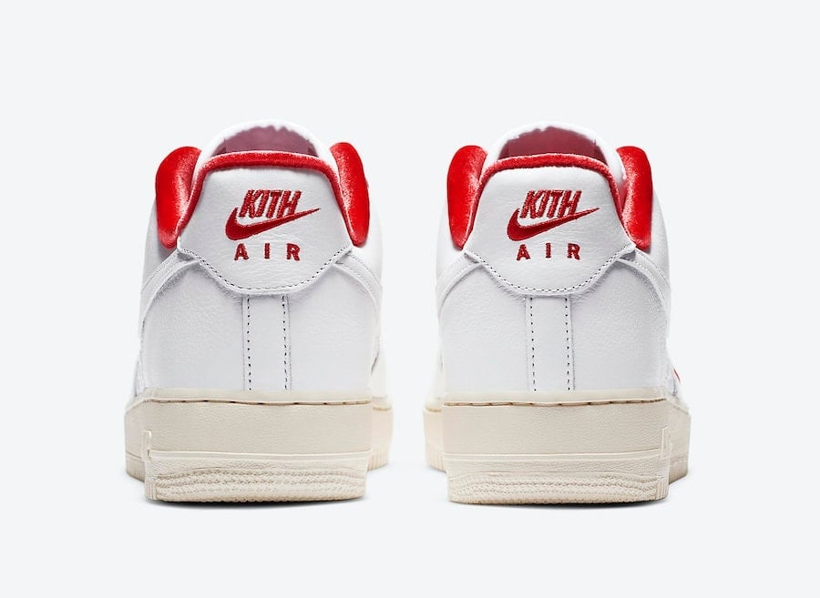 Kith X Nike Air Force 1 Low White Red