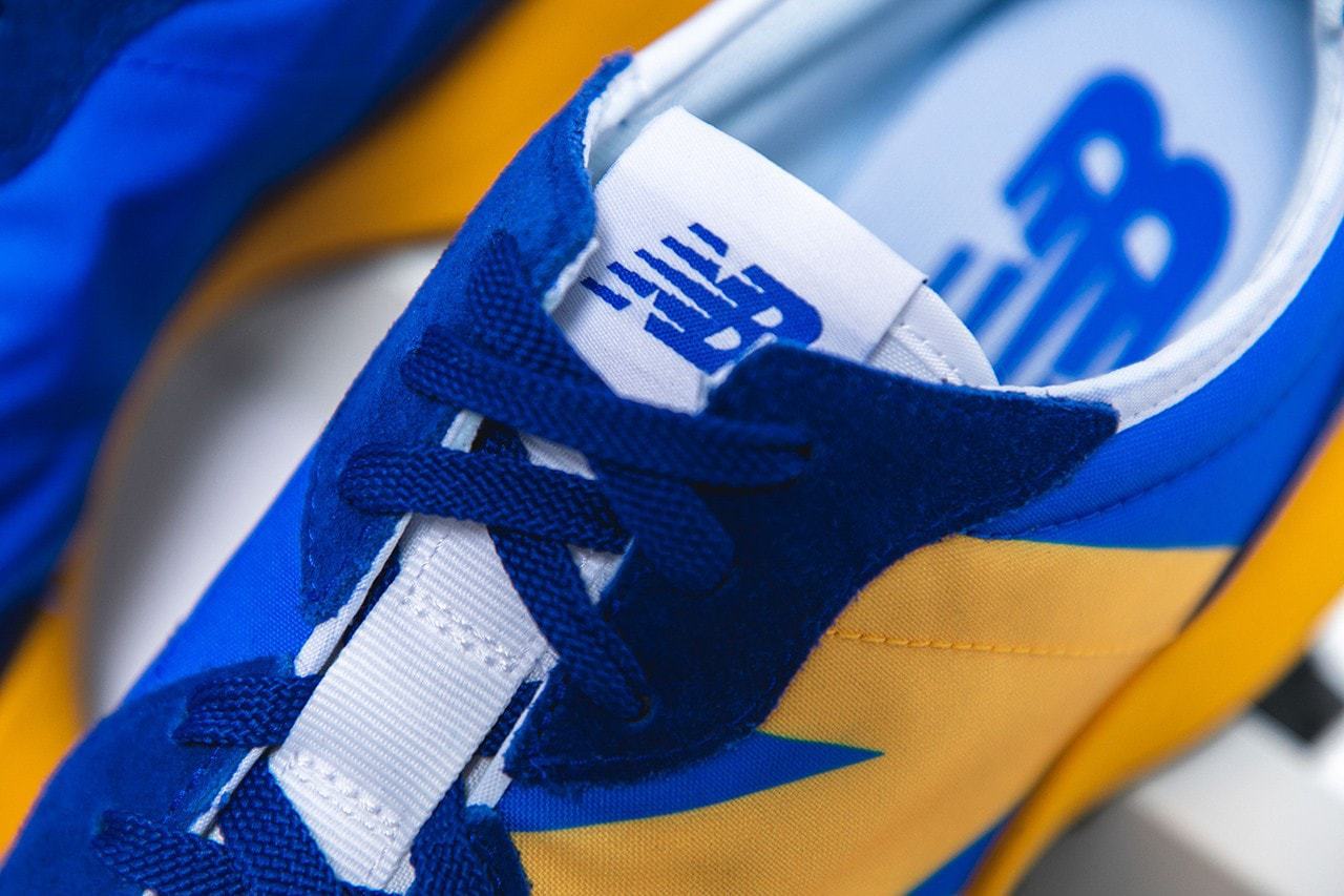 New Balance 327 Non Split Colors Blue Yellow Orange White Red Navy Closer Look