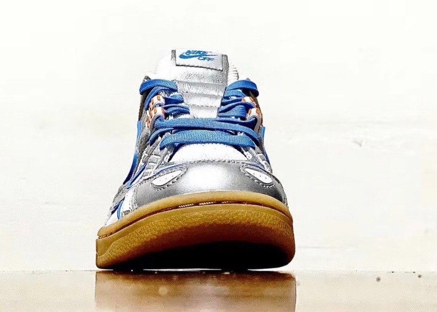 Official Images of the Off-White x Nike Air Rubber Dunk "University Blue"