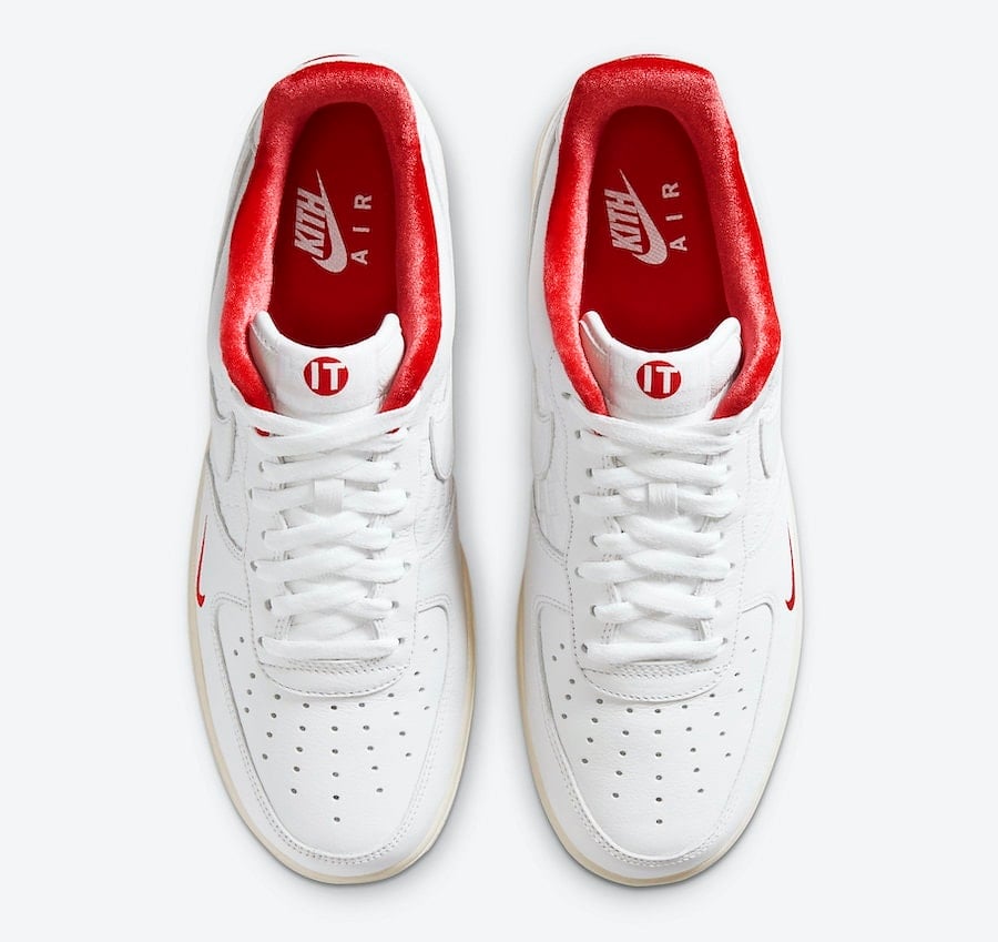 Kith X Nike Air Force 1 Low White Red