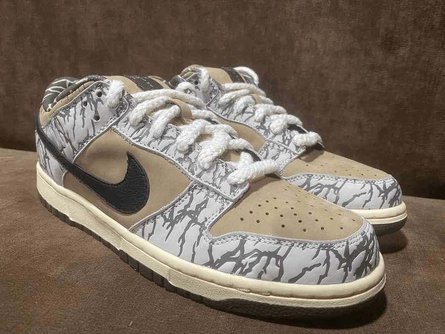 A Detailed Look at a Sample Travis Scott x Nike SB Dunk Low