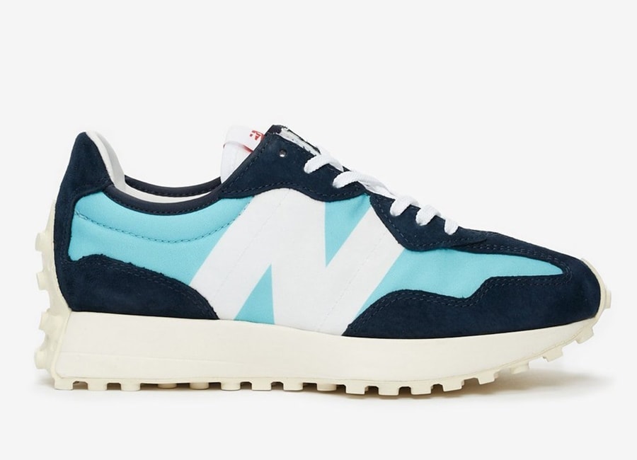 New Balance 327 Navy Aqua