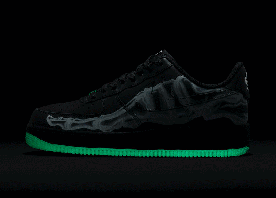 Nike Air Force 1 Low Skeleton Brilliant Orange