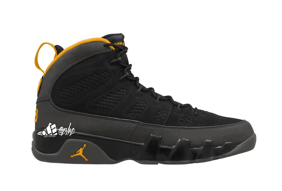 Air Jordan 9 University Gold