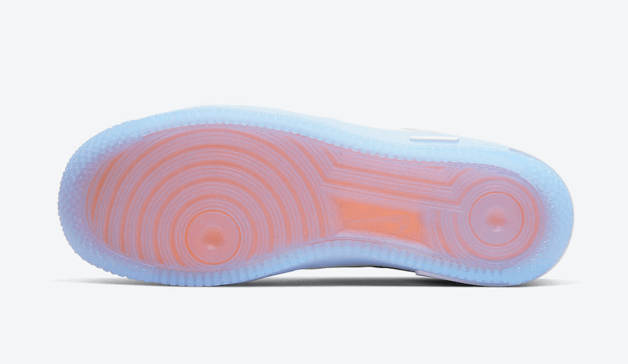 Nike Air Force 1 React will be Featured in "White Ice" Soon