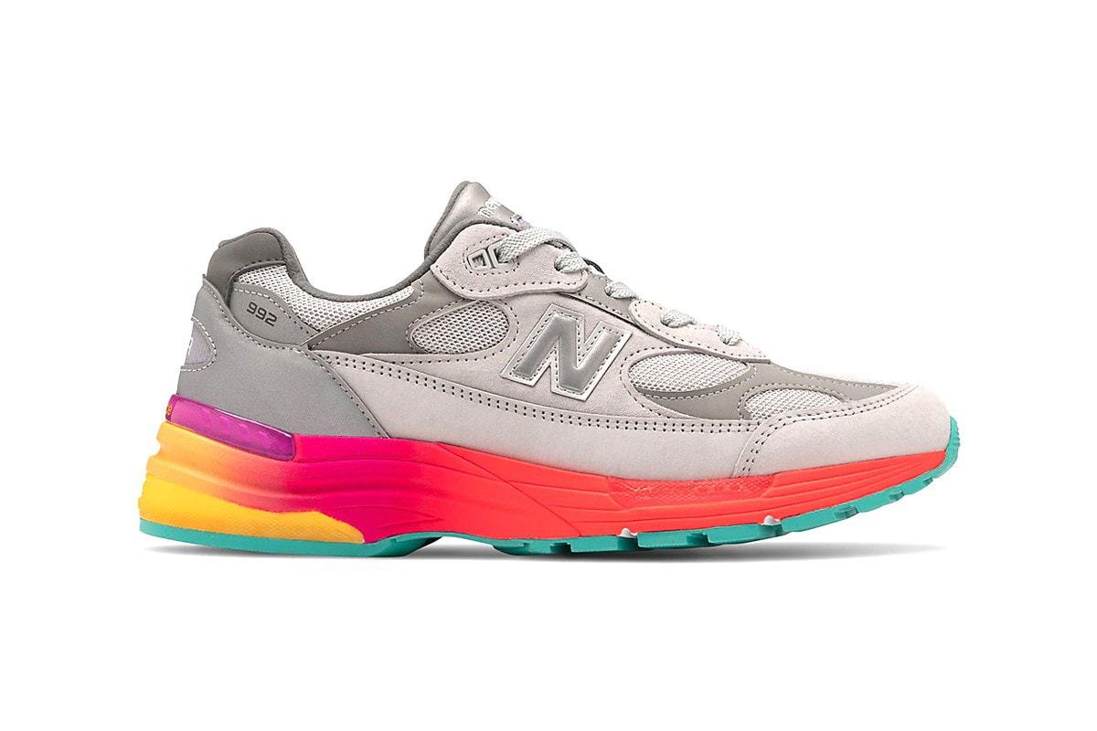 New Balance 992 Multi Color Sole 001