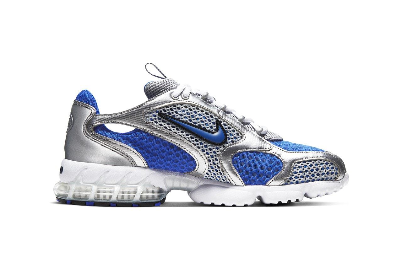 Nike Air Zoom Spiridon Cage 2 Team Red Varsity Royal CJ1288-601 002 Release Date Info