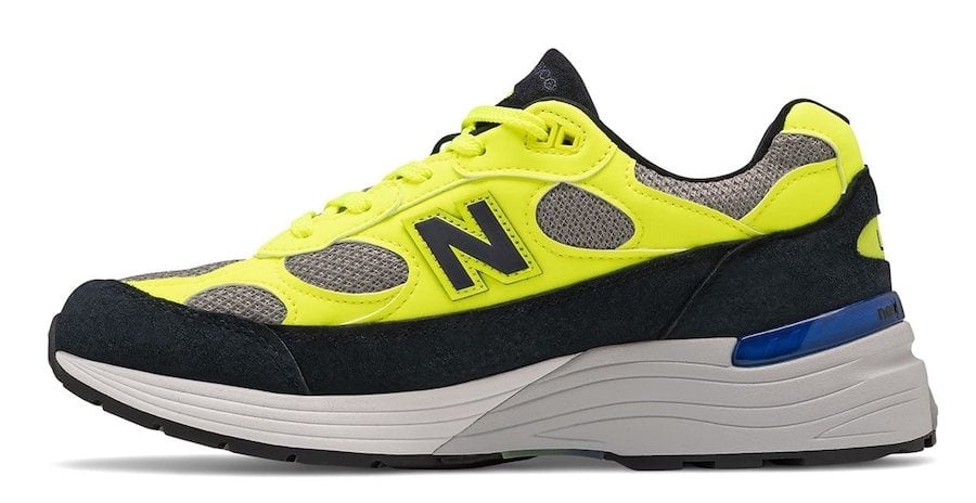 New Balance 992 Volt Yellow Grey Black M992af