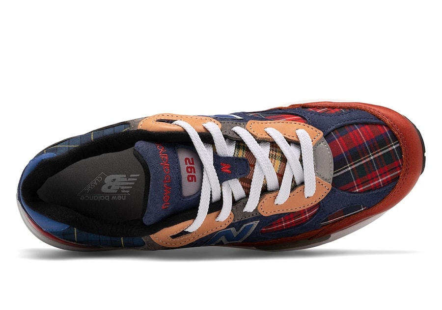 New Balance 992 Plaid Patchwork