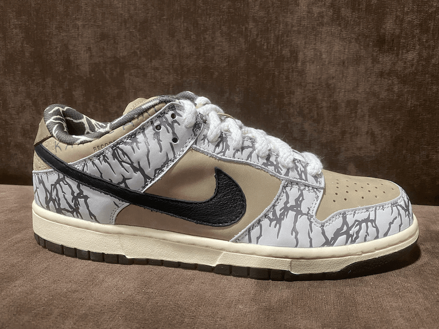 A Detailed Look at a Sample Travis Scott x Nike SB Dunk Low