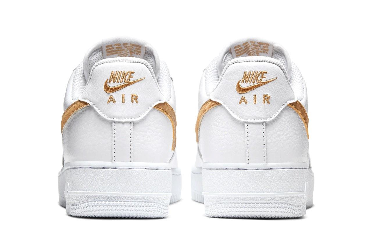 Nike Air Force 1 White Club Gold Midnight Turquoise CW7567-100 101