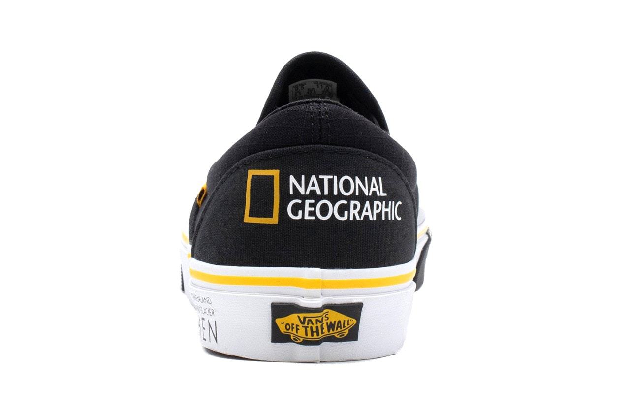 National Geographic Vans Collaboration Slip On Era Authentic Old Skool Sk8 Hi
