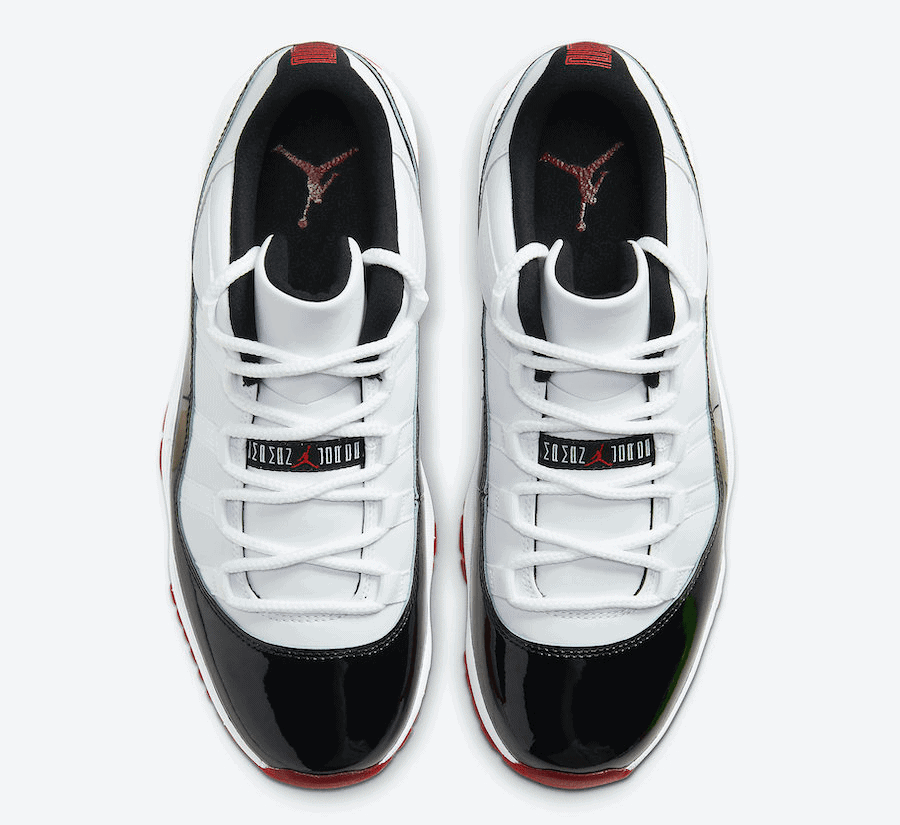 Official Images of the Air Jordan 11 Low "White Bred"