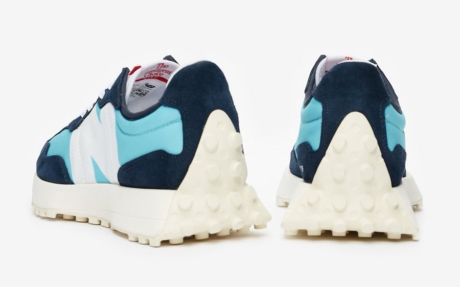 New Balance 327 Navy Aqua