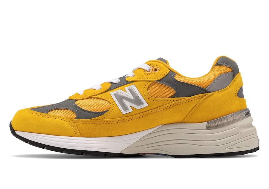 New Balance 992 Yellow Gold Cream