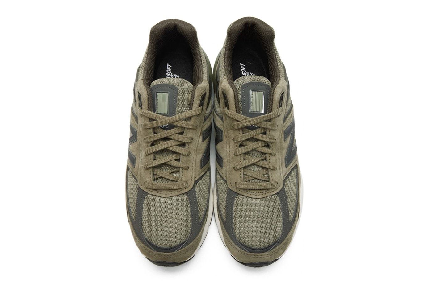 New Balance 990v5 Made In Us Covert Green M990ae5 Release 002