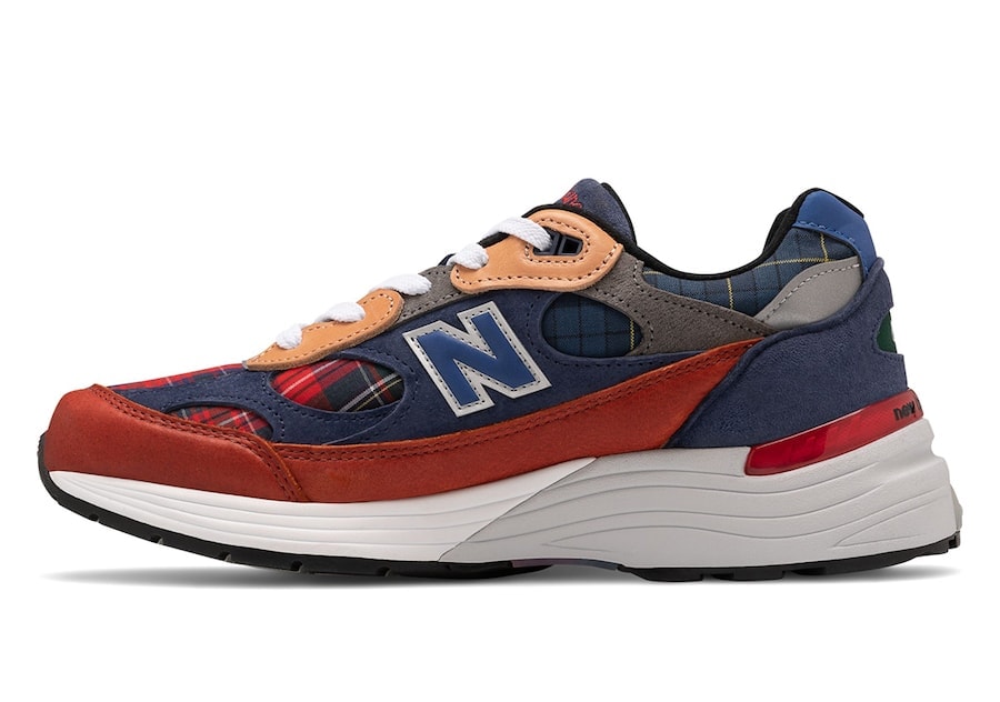 New Balance 992 Plaid Patchwork