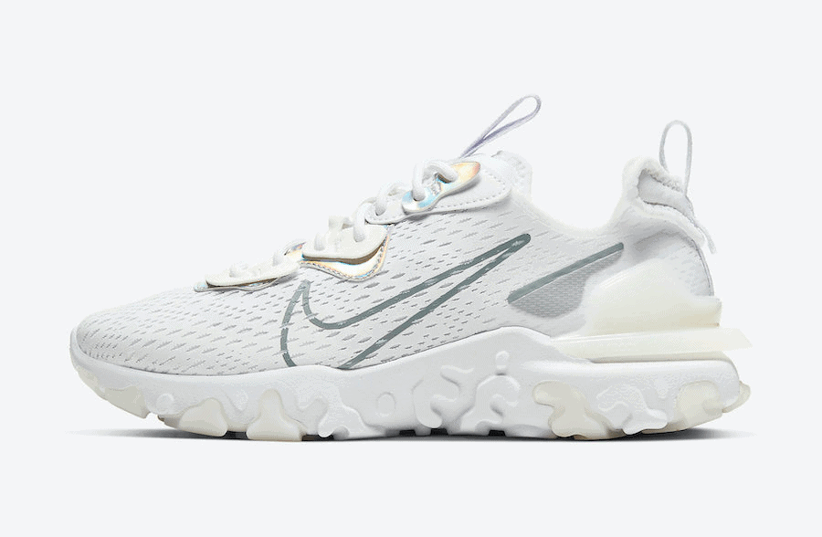 Nike React Vision Essential Featuring "White Iridescent" Next