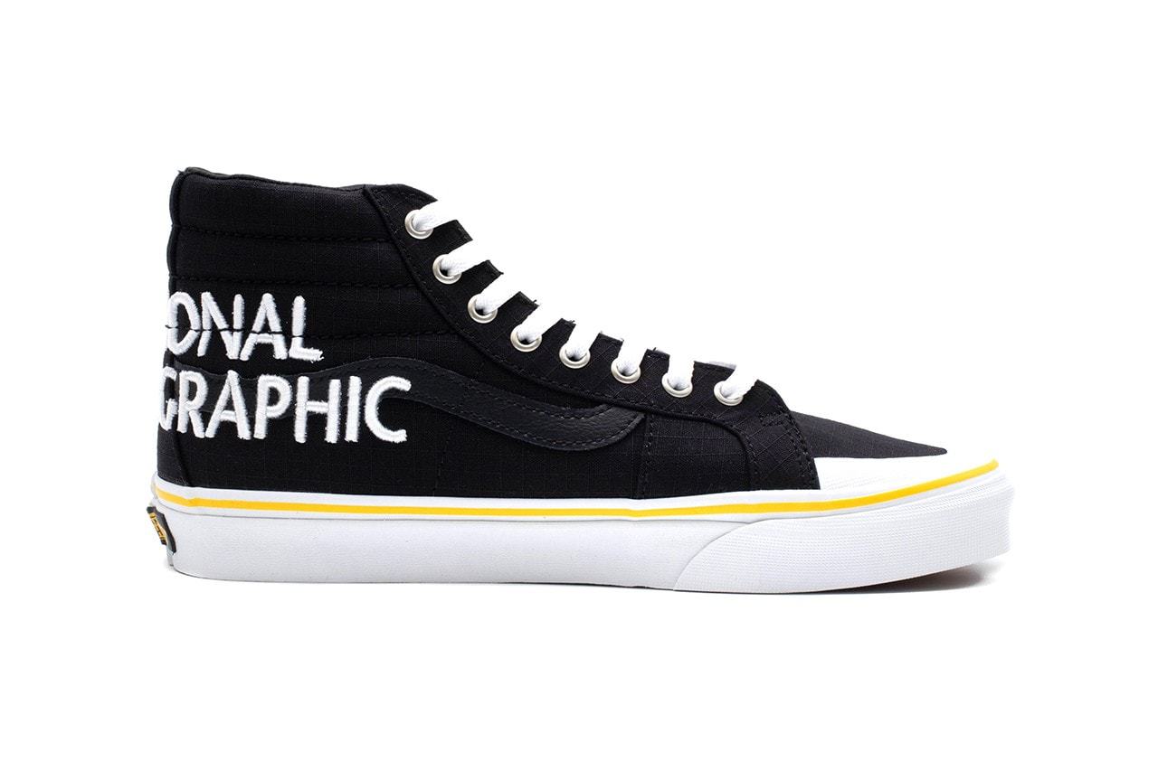 National Geographic Vans Collaboration Slip On Era Authentic Old Skool Sk8 Hi