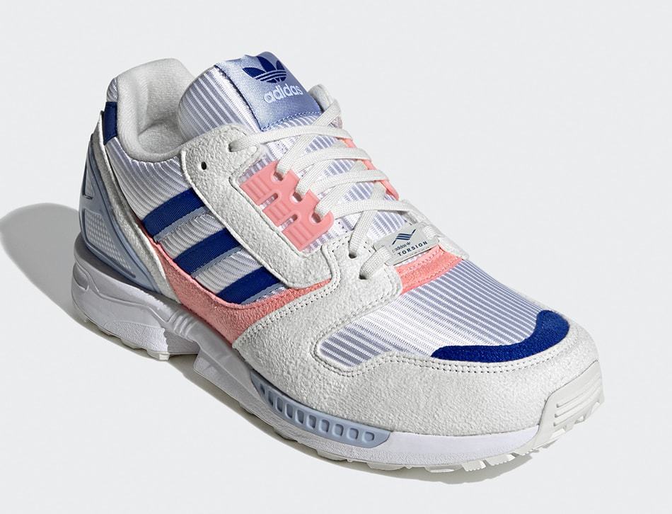 adidas Remixes the Updated ZX 8000 With Blue and Pink Detailing for Summer