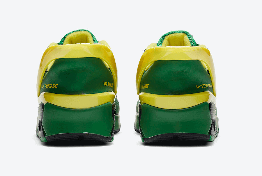 Nike Air Max 90 Flyease Surfaces in Oregon Ducks Colors
