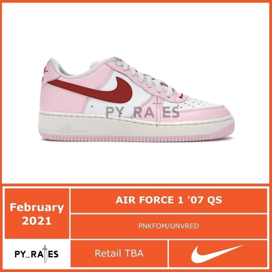 A Nike Air Force 1 Low For Valentine's Day 2021