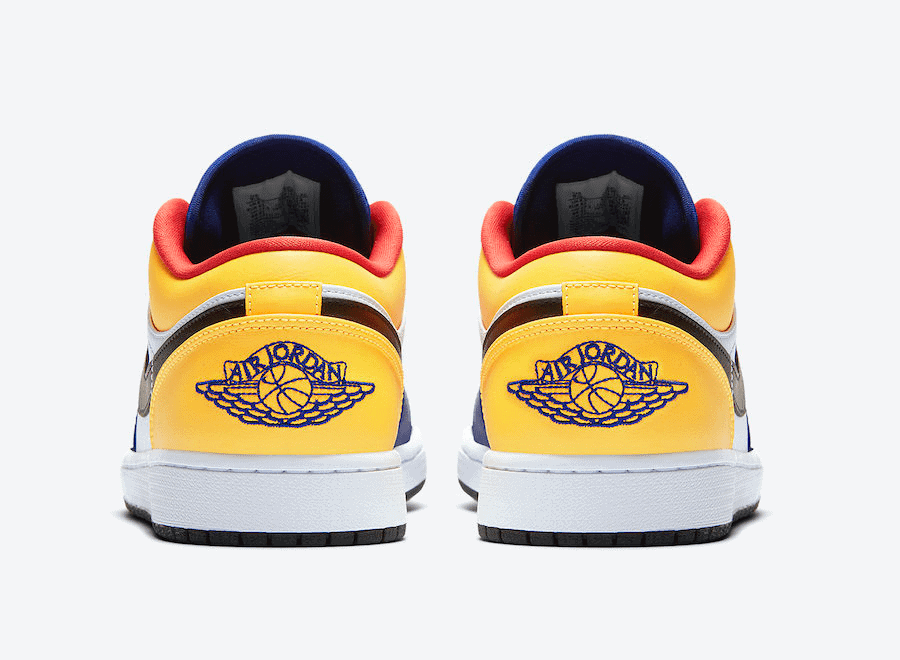Air Jordan 1 Low Releasing with Shades of Blue and Yellow