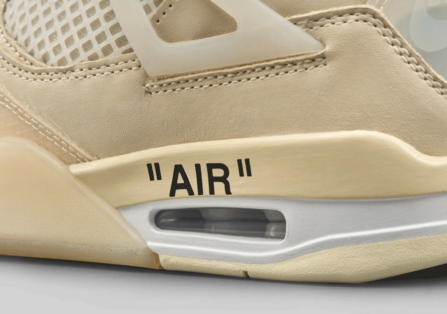 Off-White X Air Jordan 4 Sail Wmns