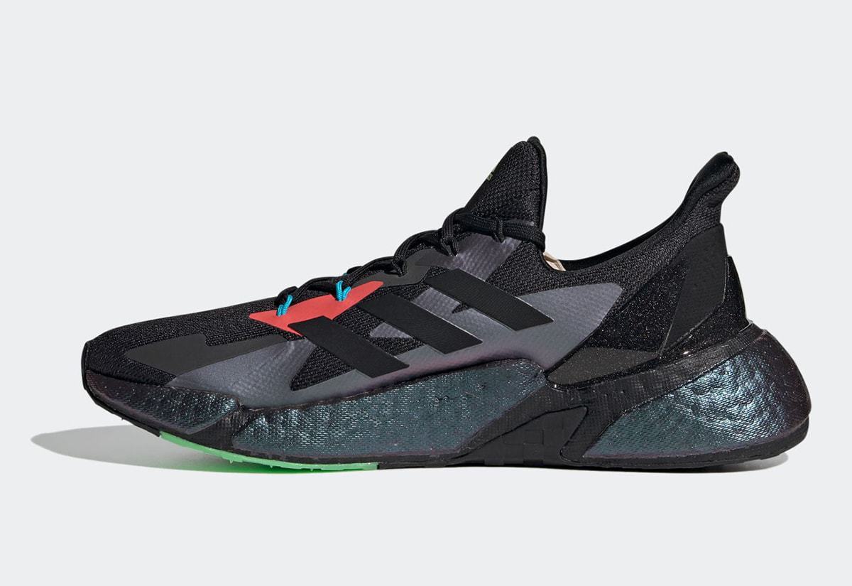 adidas X9000l4 Black Grey Red Green FW4910 Release Date Info