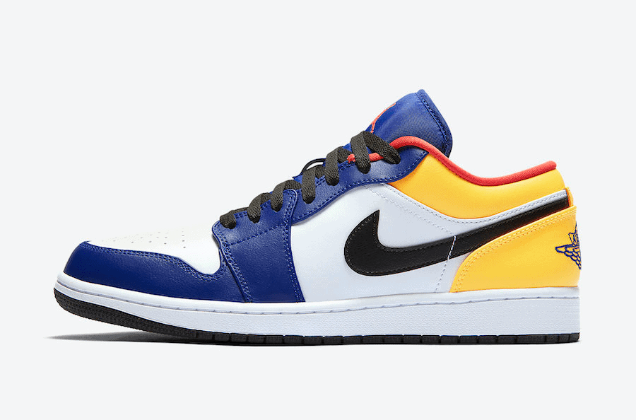 Air Jordan 1 Low Releasing with Shades of Blue and Yellow