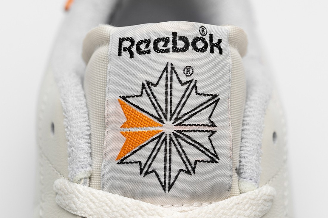 Size Reebok Club C Chalk Orange