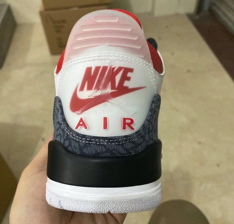 Air Jordan 3 Se Denim Fire Red