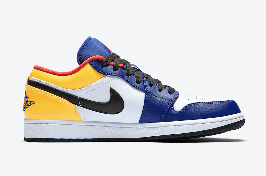 Air Jordan 1 Low Releasing with Shades of Blue and Yellow