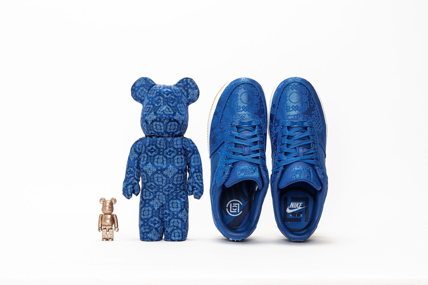 CLOT X Nike X Medicom Be@rbrick Set