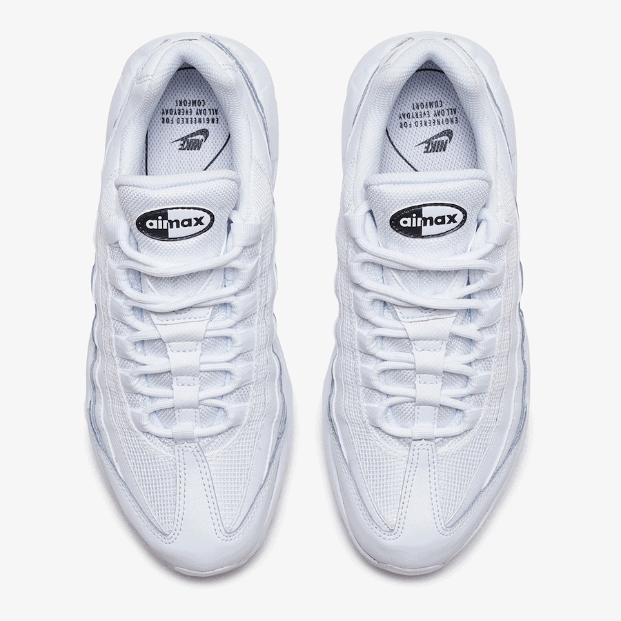 Nike Air Max 95 Opts for a Clean White/Black Makeover