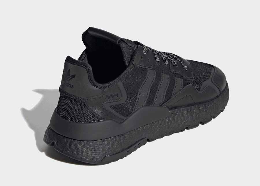 adidas Goes All-Black for their latest "Black Reflective" Nite Jogger