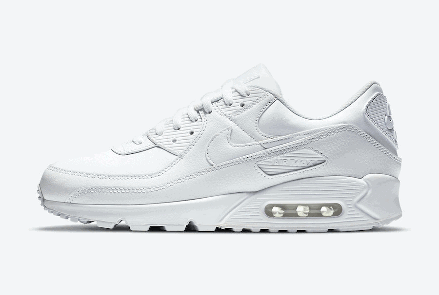 Nike Air Max 90 Opts for "Triple White"