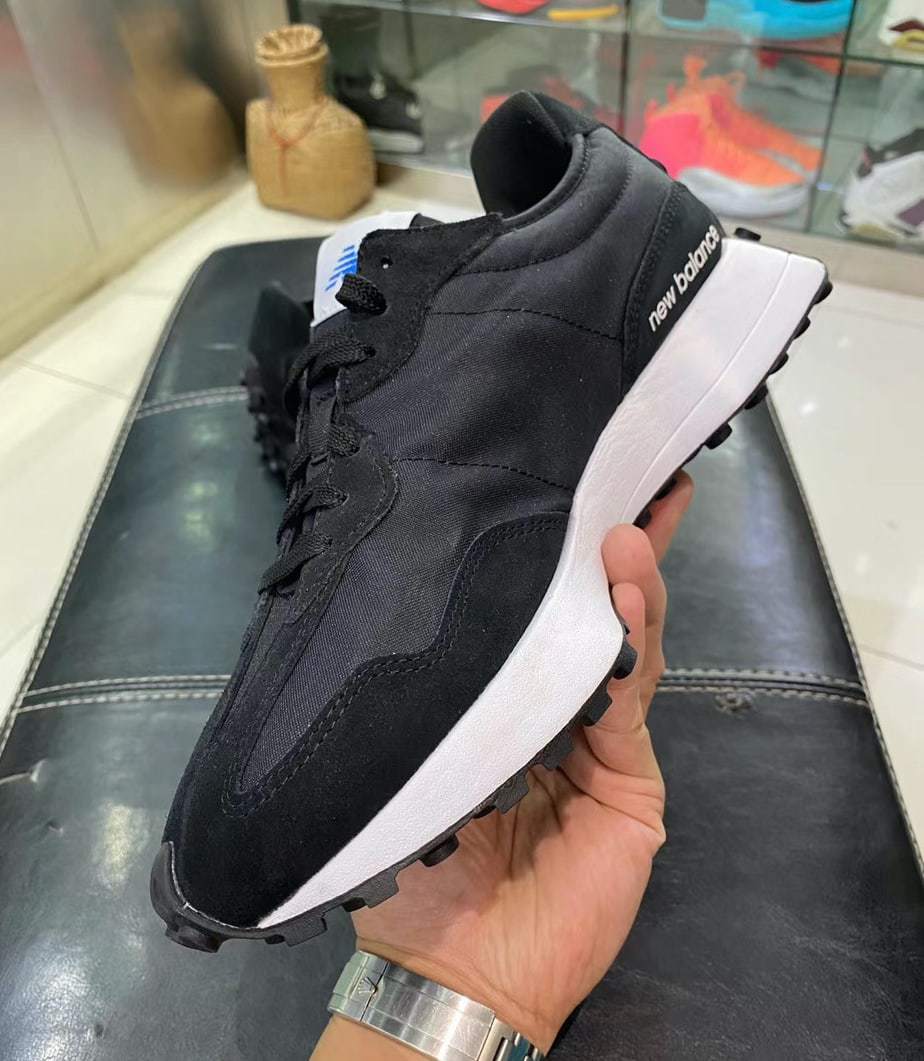 New Balance 327 Black White