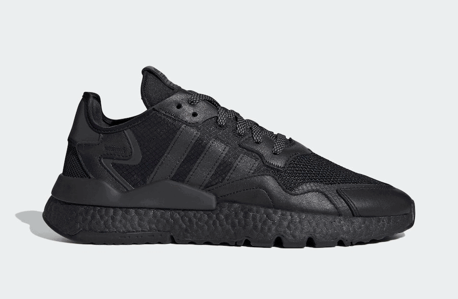 adidas Goes All-Black for their latest "Black Reflective" Nite Jogger
