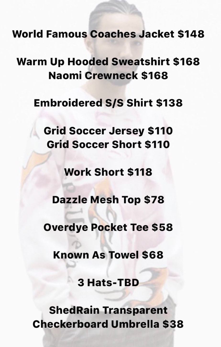 Supreme SS20 Week 16 Droplist
