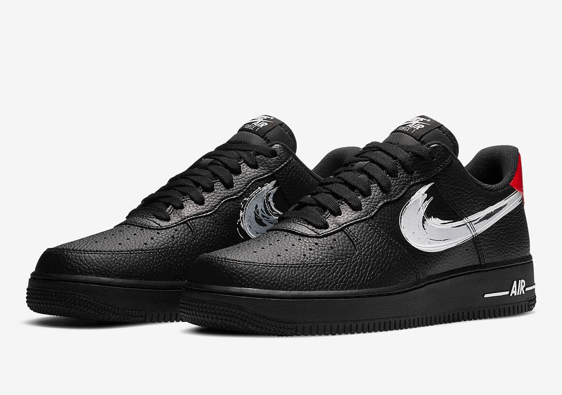 Nike Air Force 1 Low "Brushstroke Swoosh" Pack Releasing Soon