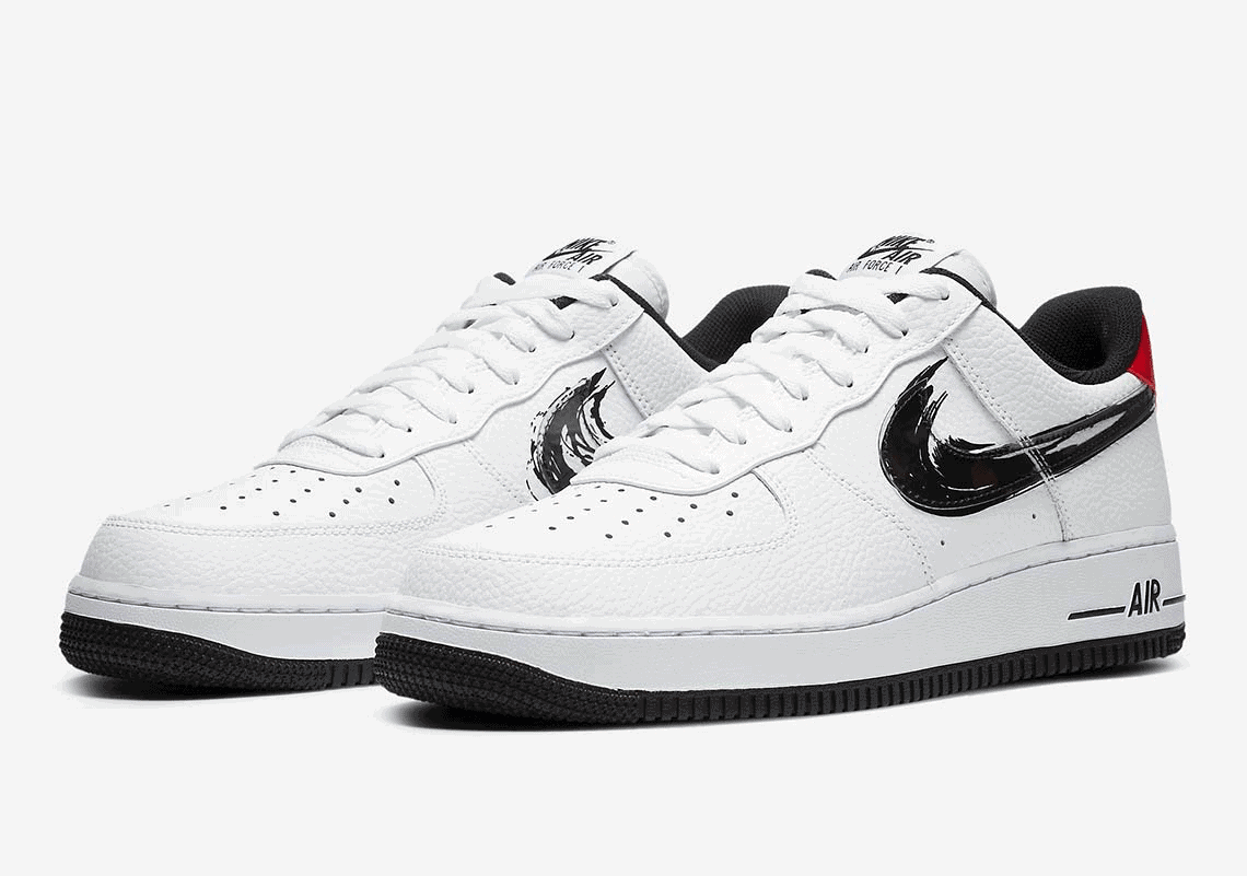 Nike Air Force 1 Low "Brushstroke Swoosh" Pack Releasing Soon
