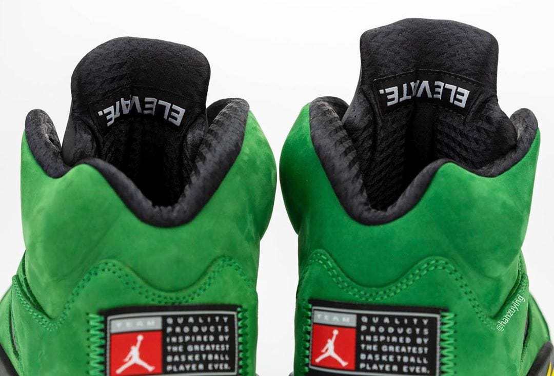 Air Jordan 5 Oregon Ducks 2020