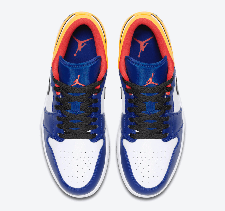 Air Jordan 1 Low Releasing with Shades of Blue and Yellow